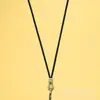 Lanyard para collar de alta calidad, joyería, colgante de ágata de cera dorada, cuerda, joyería para hombres y mujeres, colgante, cuerda para el cuello, lanyard