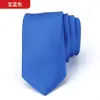 Camisa Masculina de Gravata Estreita 6cm Moda Estilo Coreano Casual de Negócios Feminino Estudante Profissional para Casamento