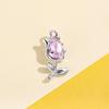 Colgante de Accesorios de Tulipán Colorido Gema Colgante Pequeño Accesorios de Aleación Materiales para Joyería para Ropa DIY Pulsera Collar