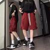 Calça Cargo Hip-Hop Americana para Homens, Novo Design Verão 2026, Calça Casual de Cinco Pontos de Nicho, Calça Esportiva de Perna Larga