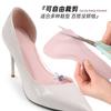 Sandalias Plantilla Autoadhesiva Verano Transpirable Absorbente de Sudor Tacones Altos Almohadilla Antideslizante Almohadilla de Siete Puntos Para Mujer Fondo Suave Fino