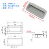 Manija empotrada aleación de zinc hebilla invisible mano LS183-1-2 oculta ls122 empotrada puerta de gabinete eléctrico manija de plástico