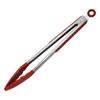 Pinza de comida de silicona y acero inoxidable de fábrica 7 pulgadas 9 pulgadas 12 pulgadas alta temperatura antideslizante pinza para barbacoa pan pinza para hornear