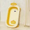 Bañera Plegable para Bebé Bañera para Sentarse y Acostarse Infantil para Niños Uso en Casa Uso para Recién Nacidos Niños