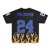 Camiseta de Verano 2026 Jiayiku Estilo Americano Jersey Estampado de Llama de Carreras Manga Corta Deportiva Marca de Moda Top para Hombre