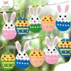 Decoração de festa de Páscoa coelho ovo frango feito à mão estilo pendurado joalheria processamento feltro Produtos Decorativos
