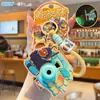 Auténtico Colgante Llavero Set de Pequeño Monstruo Nariz Pequeña de la Montaña Langlang Mini Audífono Correa para Teléfono Encanto para Bolsa