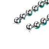 Belleza del Lago Oeste Joyería de Plata 14mm Uva Pera Perla Lisa Cadena Pulsera Joyería