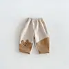 Ropa de Algodón de Osito Lindo para Bebé Niños Dibujos Animados Terciopelo Piel de Melocotón Acolchada Ropa de Algodón con Más Terciopelo Chaqueta de Invierno para Niños zdw6704