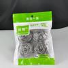 Quatro bolas de aço para limpeza de utensílios de cozinha, panela para lavar louças, bola de limpeza de aço inoxidável, 4 unidades, um pacote de fabricantes por atacado