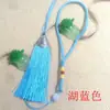 Chapéu Hanfu Estilo Palácio Boca de Peixe com Borlas, Pingente de Leque com Cordão, Pingente de Lapela Prensado, Lanterna Pingente de Sachê de Borlas DIY Feito à Mão