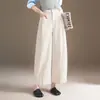 Colección Otoño 2026: Pantalones tipo globo de sarga antiarrugas, fluidos, para mujer, cintura alta, control de abdomen, adelgazantes y versátiles