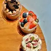Taza de Mousse de Crema con Tapa Alta y Cuchara, Taza de Mousse de Pastel y Yogur, Caja para Llevar de Postre de Pudín, Pudín de Gelatina Desechable