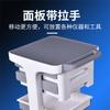 Carrito Multifuncional de Doble Cajón en Stock Carrito Móvil de Almacenamiento Moldeado por Inyección de ABS para Consultorios Dentales y Salones de Belleza