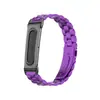 Adecuado para Google Fitbit Air, marco de reloj de metal de lujo con correa de reloj de metal de bucle sólido de tres eslabones