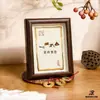 Lijiang Naxi Escritura Dongba Palabras Auspiciosas Marco de Fotos Adorno Pictograma Estilo Étnico Cultural Creativo Souvenir de Negocios Al por Mayor