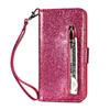 Adecuado para Huawei Mate30 Moda Brillo Cremallera Bolso Billetera Funda para Teléfono Móvil Mate20 Lite Funda Protectora