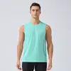 Chaleco Deportivo Transfronterizo Verano Europeo y Americano Delgado de Secado Rápido para Hombre Correr Fitness Sin Mangas Camiseta Transpirable