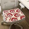 Cojín para el hogar, cojín de seda helada, cojín cálido tipo cachemira, cojín para silla de oficina y hogar, cojín para asiento de estudiante, cojín para glúteos