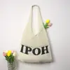 Bolsa Malasia Moda Retro Versátil Tejida Portátil Bolso de Hombro Transfronterizo Gran Capacidad Bolsa Tote Bolsa de Compras