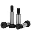 Acero Aleado de Alta Resistencia Iso7379 Ennegrecido Grado 12.9 M2.5-M4 Tornillo de Hombro de Cabeza Hexagonal Moleteada