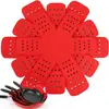 Conjunto de Bases de Feltro para Vasos, Multi-Especificação, Bases Divisórias para Vasos em Formato de Estrela Recortada, Protetor Anti-Risco para Armazenamento de Panelas na Cozinha