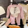 Conjunto de Roupa Íntima Infantil Algodão Puro Outono e Inverno Novo Estilo Roupas de Outono para Meninos Calças de Outono Conjunto de Pijama para Meninas Amigo da Pele Roupas Infantis