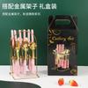 Vajilla de acero inoxidable transfronteriza con mango de mármol, juego de 24 piezas para cuchillos, tenedores, cucharas y cucharillas de té para hotel.