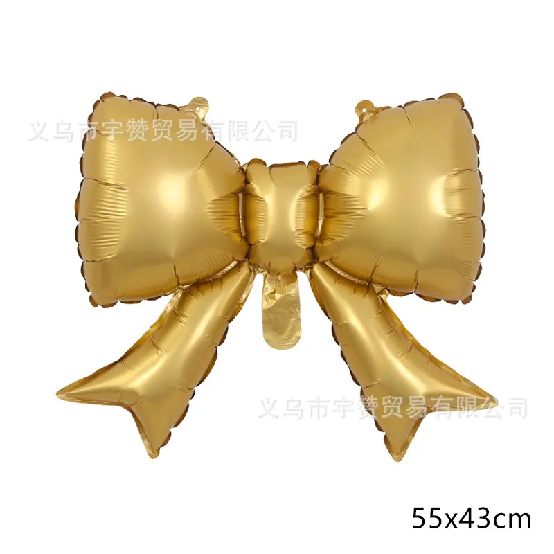 21寸哑光蝴蝶结-金色