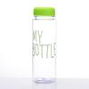 Popular Taza de Plástico Mybottle Taza de Limón Taza para Té con Leche Jugo Bebida Taza para Beber Directamente 500ml Estilo Coreano Taza de Boca Grande