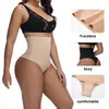 Calça modeladora para levantar o bumbum transfronteiriça para mulheres, apresentando um poderoso efeito de realce do bumbum, design que afina a cintura, suporte pós-parto, opções plus size, construção sem costura e um efeito de emagrecimento da cintura.