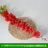 Flores Artificiales Rojo Borgoña Materiales de Flores Rosas Artificiales Flores Falsas Boda Salón de Bodas Decoración del Hogar Flores Artificiales al por Mayor