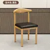 Combinación de Mesa y Silla para Restaurante de Comida Rápida Restaurante Tienda de Fideos Tienda de Desayunos Mesa de Comedor Económica Hotel Catering Comercial Mesa Rectangular
