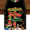 Popular Personaje de Película Navideña de Amazon Grinch Camino de Mesa Personalizado, Sala de Estar Cocina Mesa de Café Mantel Aislamiento Térmico