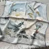 Directo de fábrica pañuelos de seda para mujer de alta gama 100% seda de morera pañuelos de verano con temperamento protectores solares al por mayor