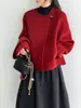 Abrigo de Lana Doble Cara Estilo Coreano, Suave y Elegante, con Bufanda para Mujer, Sensación de Alta Gama, Abrigo de Lana Petite A610
