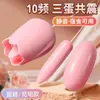 Vibrador Clitoriano Jinle Rose Carga Directa por USB Masturbador Femenino Cabeza Redonda Productos Sexuales Íntimos para Parejas Adultos