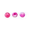 Cuentas Acrílicas Bicolores Difuminadas con Agujero Grande Cuentas Redondas Perforadas de Color Sólido Material para Manualidades DIY con Cuentas Plástico Suelto Al por Mayor
