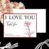 Nuevas Tarjetas de Felicitación para el Día de San Valentín, Mensajes Románticos de Amor, Tarjetas del Día de San Valentín Chino, Tarjetas 520, Empaque de Caja de Regalo, Tarjetas Decorativas, Tarjetas para Floristerías