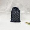Saco de Malha com Cordão Preto Saco com Cordão para Artigos Esportivos Saco para Armazenamento de Bolas Saco de Poliéster Saco de Bolso de Malha para Roupas