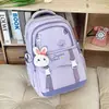Mochila Escolar de Nuevo Modelo Transfronteriza de Gran Capacidad para Estudiantes de Secundaria, Alto Valor Estético, Estilo Workwear Estilo Ins, Mochila Ligera de Doble Hombro para Estudiantes de Primaria