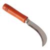 Faca Descascadora de Frutas de Aço Inoxidável Cabo de Madeira Cimitarra Atacado Doméstico Faca para Melão e Frutas 18cm Faca para Frutas