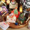 Alegre Navidad Estéreo Tarjeta de Felicitación Pequeña Floristería Repostería Regalo Gracias Mensaje de Bendición Tarjeta Tarjeta de Navidad