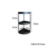 Estante Triangular de Almacenamiento para Inodoro de Casa Estante de Plástico Extraíble de Esquina para Baño Estante de Almacenamiento Multicapa para Artículos de Tocador de Baño