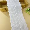 Nueva cortina de algodón de 10 cm de ancho para vestido de cosplay, accesorios de tela de encaje bordado