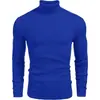 Suéter de Rayas Texturizadas para Hombre de Amazon, Tejido Cálido y Transpirable para Otoño e Invierno, Suéter de Cuello Alto Casual de Negocios