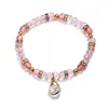 Pulsera de Cuentas Hecha a Mano Simple y Creativa para Estudiantes, Estilo Coreano, Unisex, Pulsera de Cristal Versátil