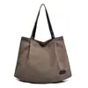 Bolso de Hombro de Lona para Mujer Estilo Mori Bolso Tote de Gran Capacidad Bolso de Mano para Mujer Bolso Casual Literario de Moda para Mujer