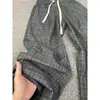 Pantalones de Cuadros de Venta Directa Transfronteriza Unisex Verano Relajados Perezosos Pierna Ancha Sueltos Pierna Recta Estilo Universitario