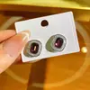 Pendientes Populares de Plata de Ley S925 de Xiaohongshu para Mujer, Lujo Accesible, Gama Alta, Pendientes que no se Desvanecen, Moda de Nicho, Lujo Clásico